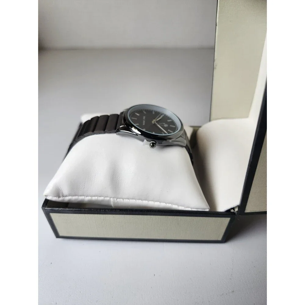 Rae Dunn Women's Round Face Black Watch